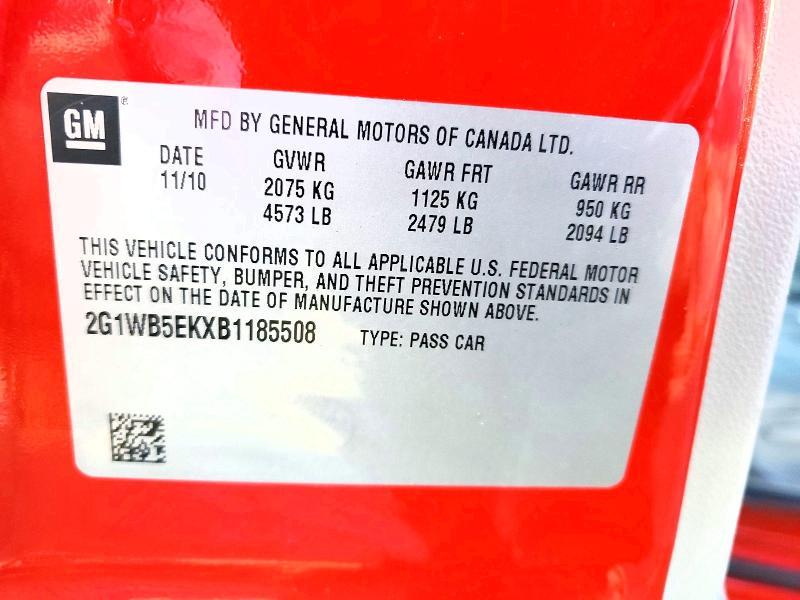 2011 Chevrolet Impala lt