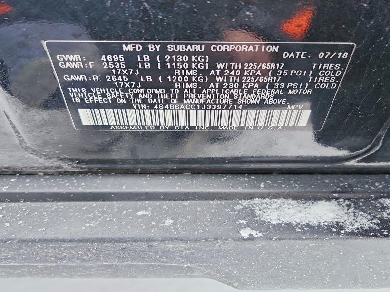 2018 Subaru Outback 2.5i Premium