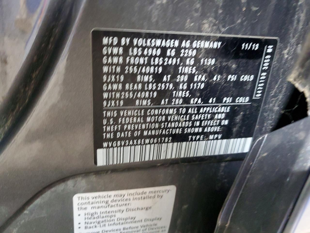 2014 Volkswagen Tiguan s