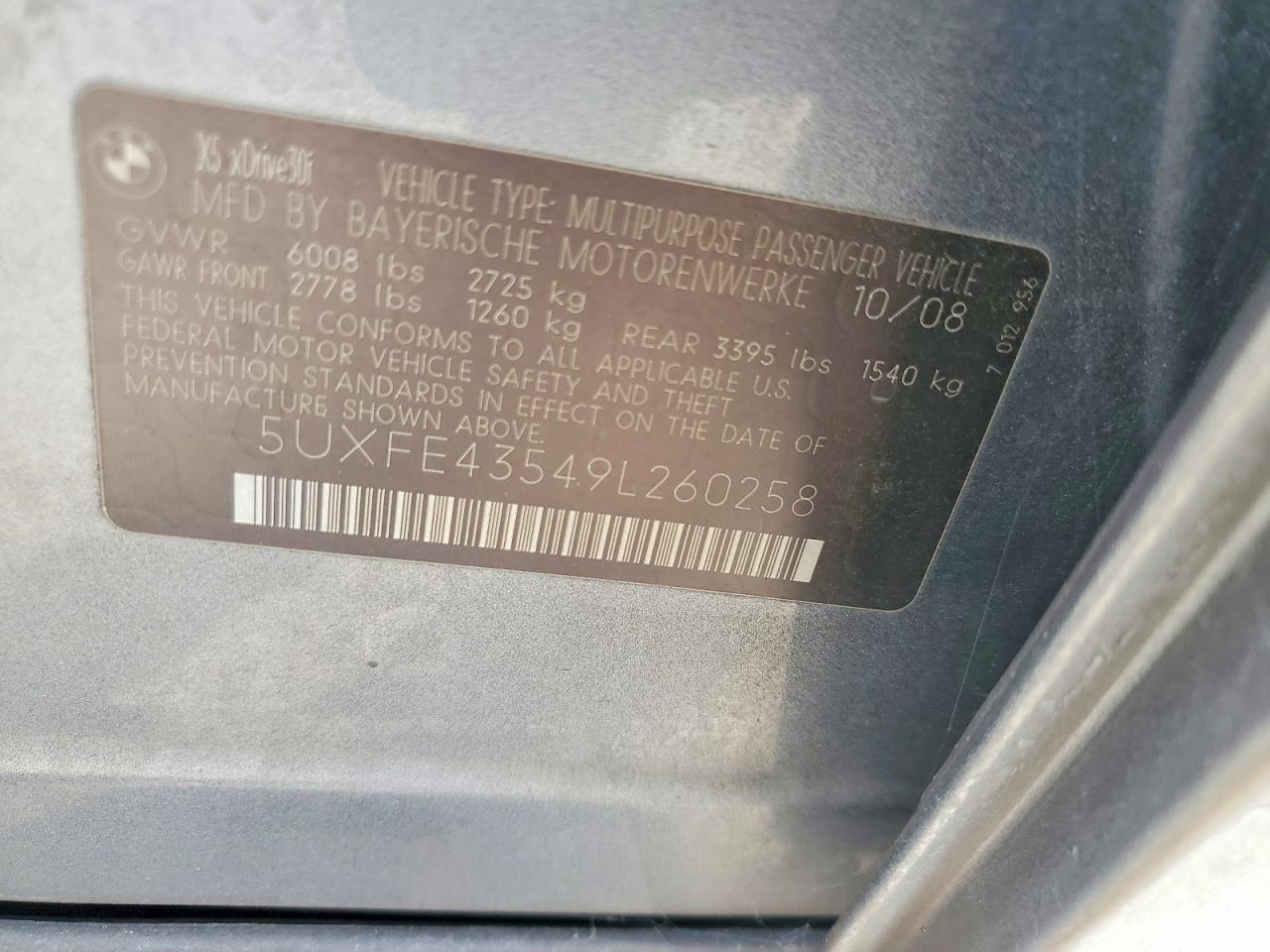 2009 BMW X5 Xdrive30i