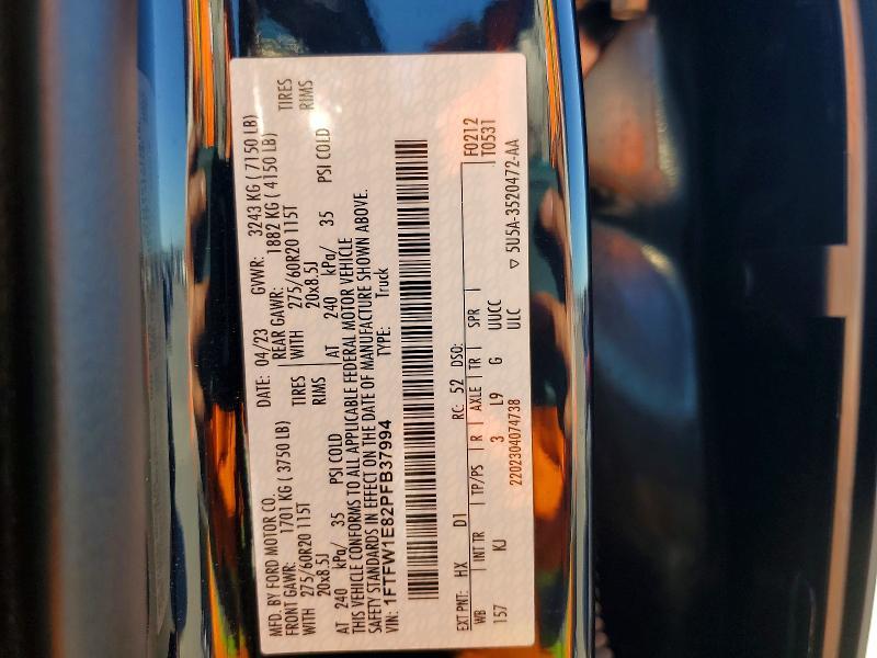 2023 Ford F150 Supercrew