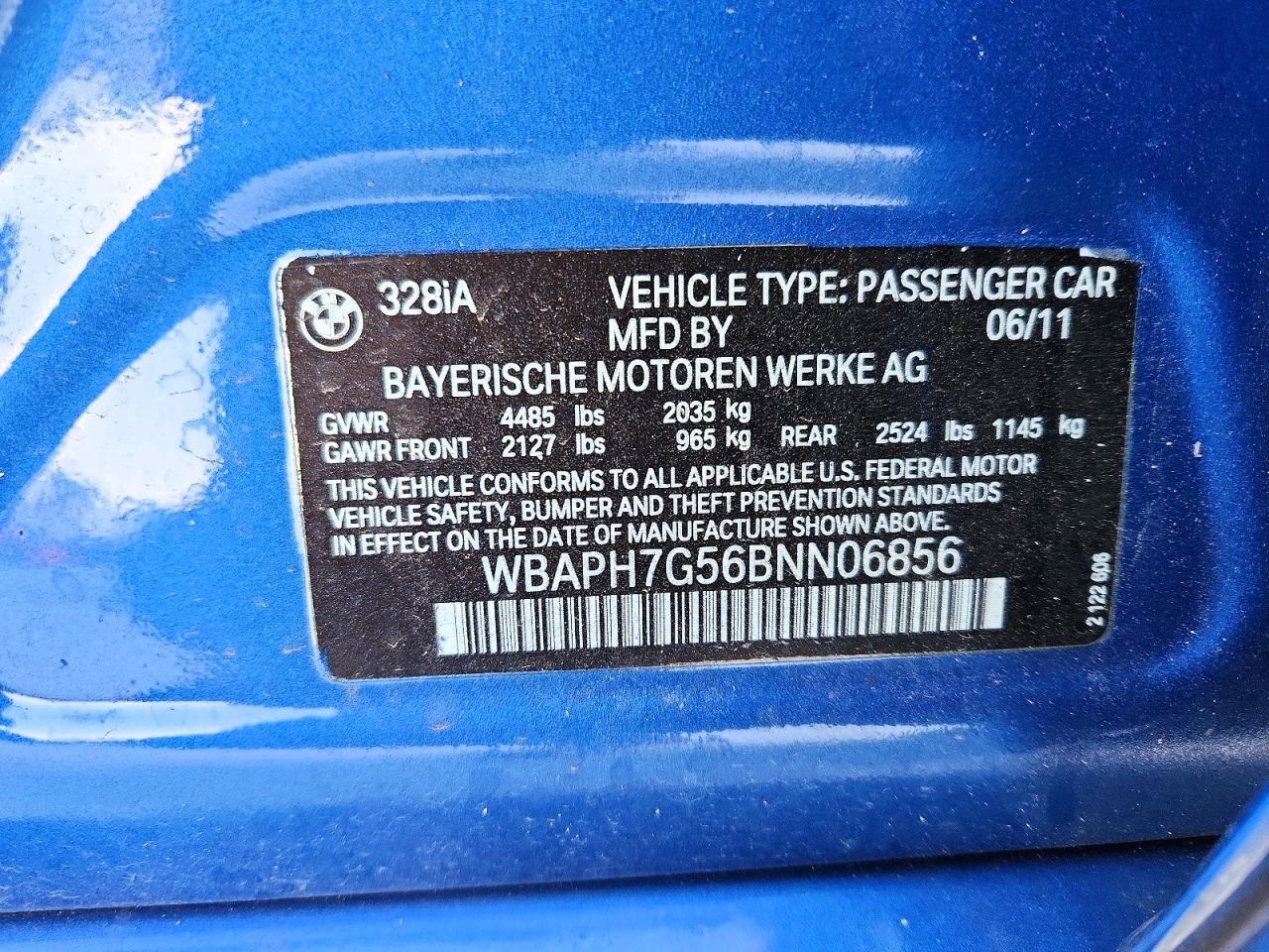 2011 BMW 328 i