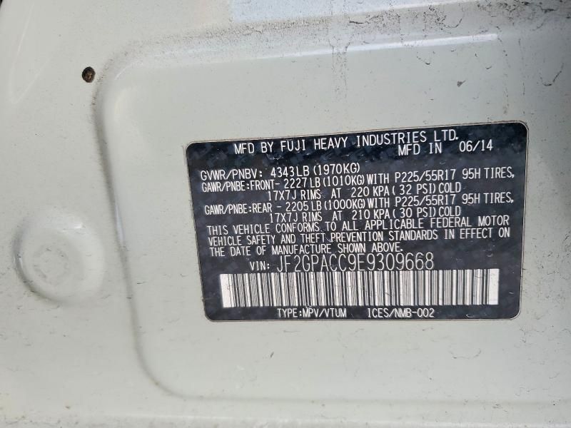 2014 Subaru Xv Crosstrek 2.0 Premium