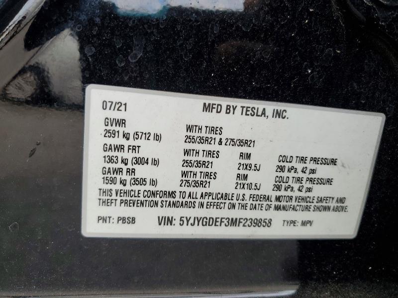 2021 Tesla Model y