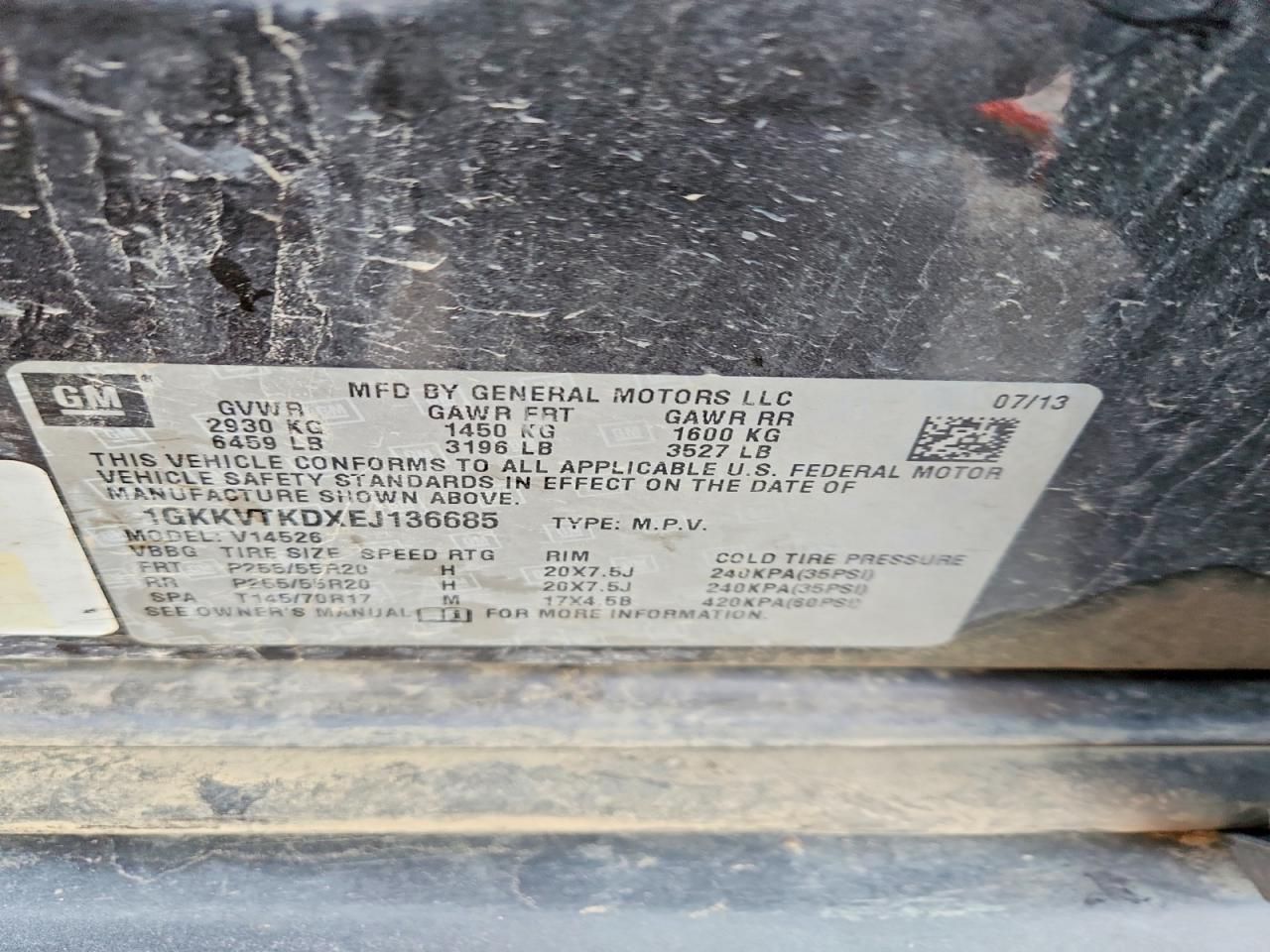 2014 GMC Acadia Denali