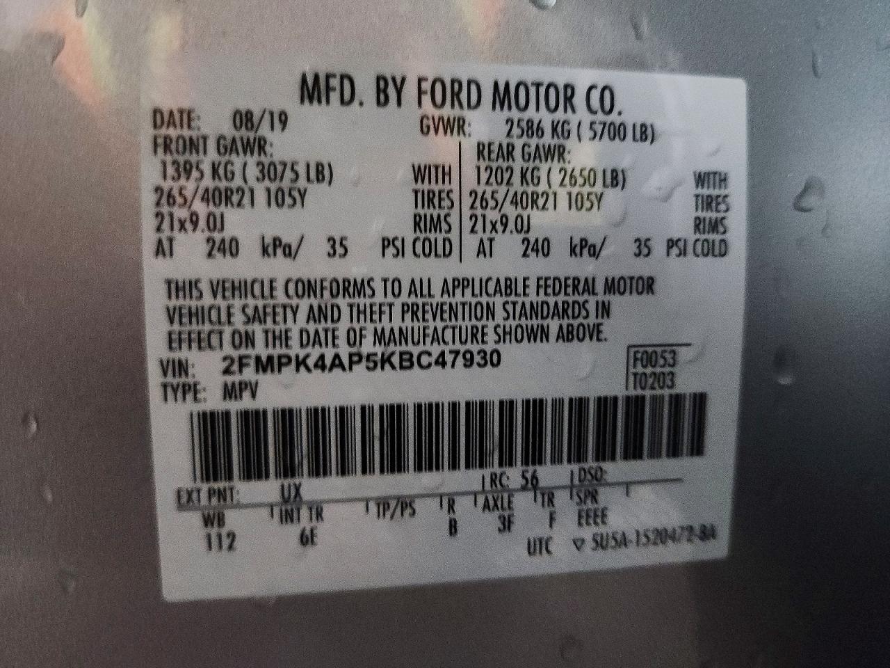 2019 Ford Edge st
