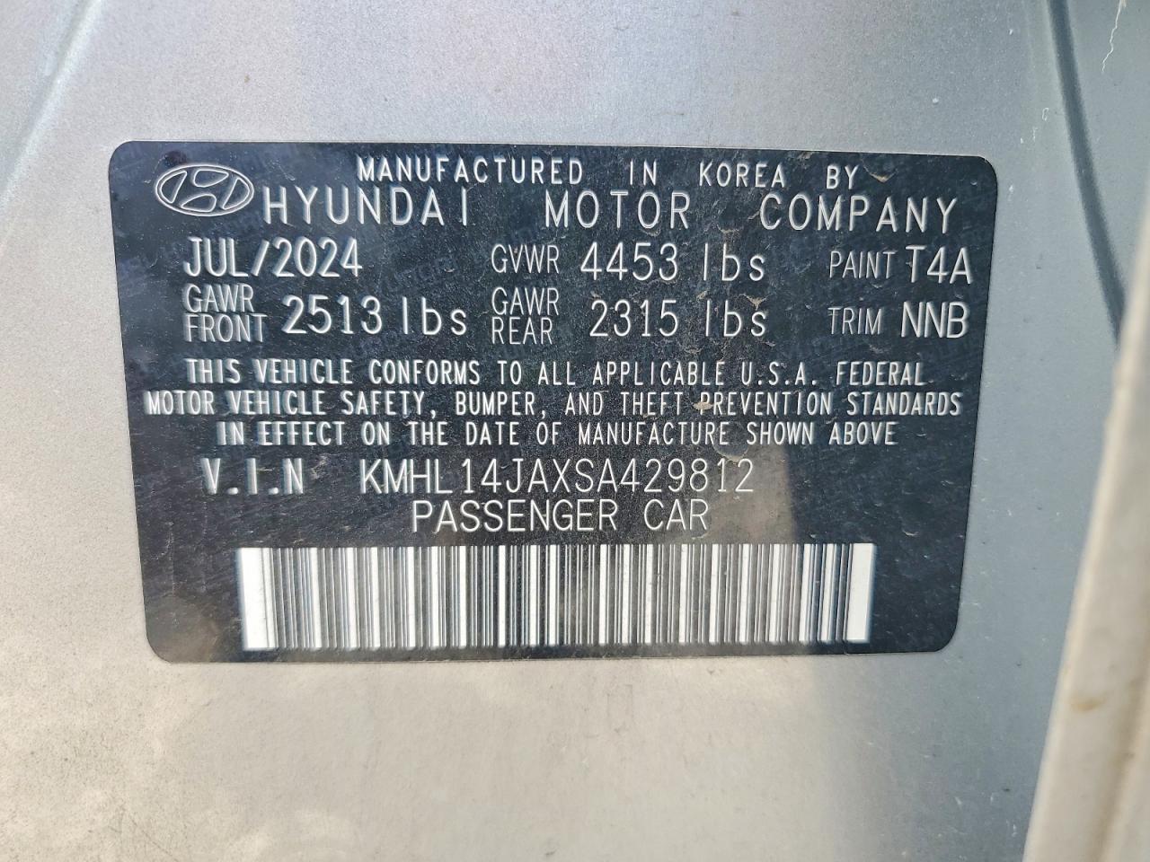 2025 Hyundai Sonata sel