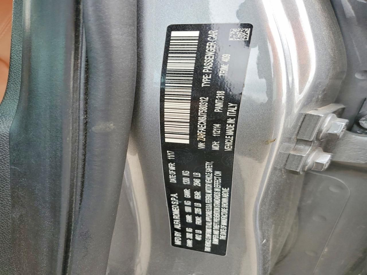 2018 Alfa Romeo Giulia ti