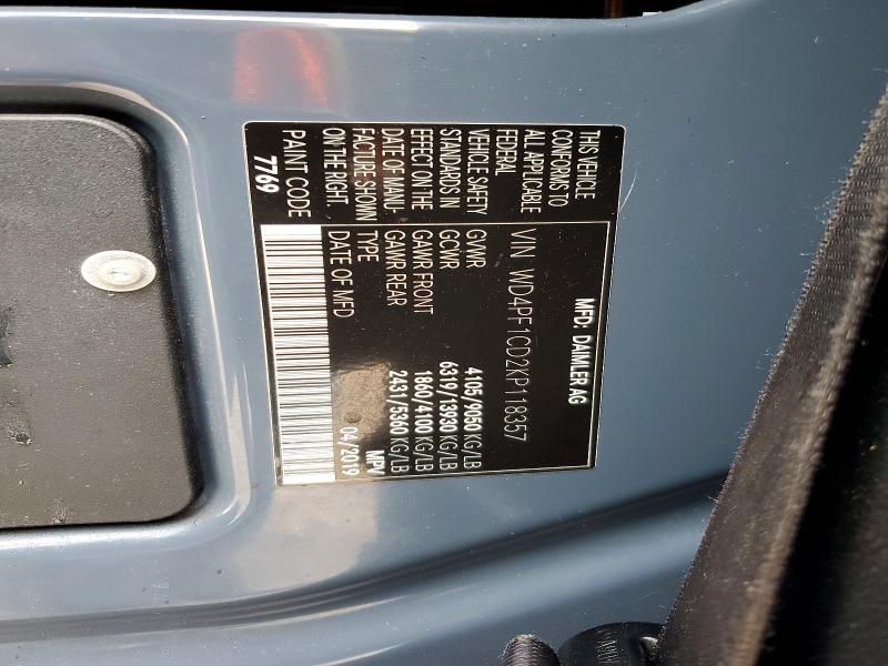 2019 Mercedes-Benz Sprinter 2500 Delivery Van