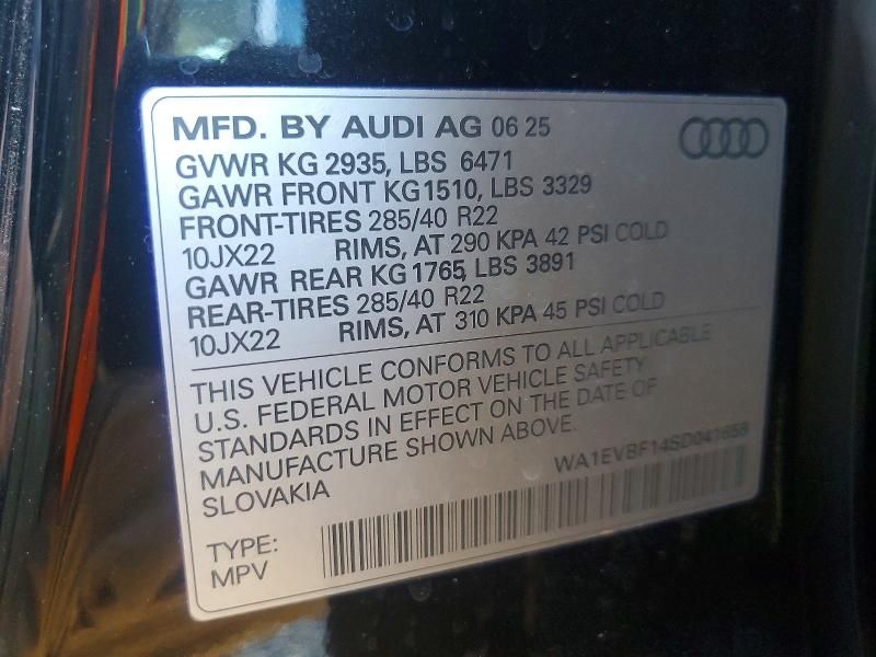 2025 Audi Q8 Premium Plus S-line