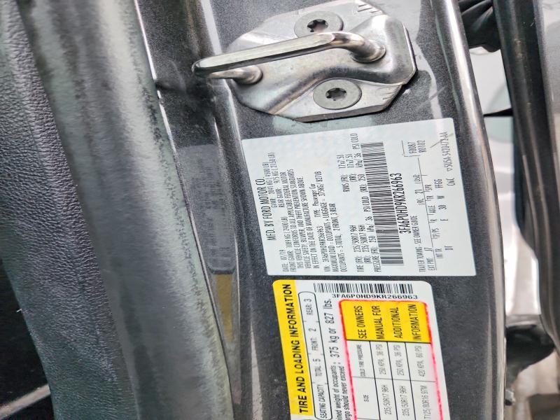 2019 Ford Fusion se