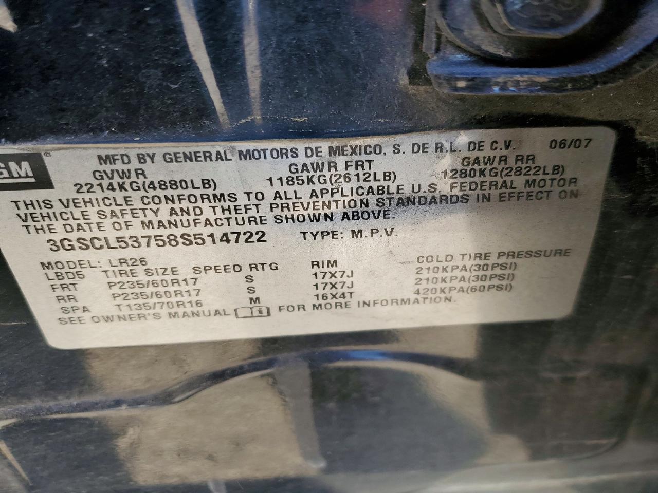 2008 Saturn Vue xr