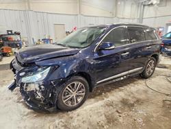 Infiniti salvage cars for sale: 2018 Infiniti Qx60