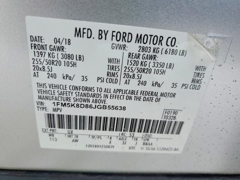 2018 Ford Explorer xlt