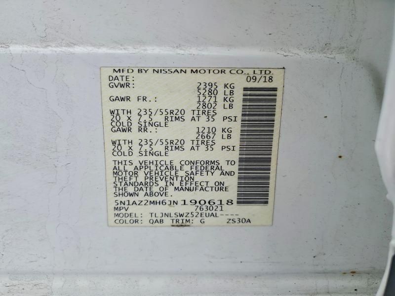 2018 Nissan Murano s