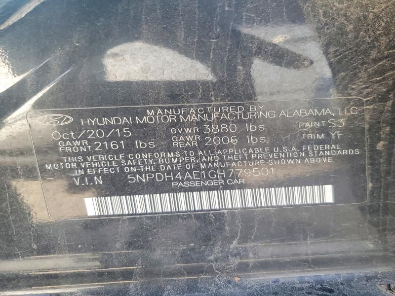 2016 Hyundai Elantra se