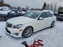 Mercedes-Benz C-class salvage cars for sale: 2014 Mercedes-Benz C 300 4matic