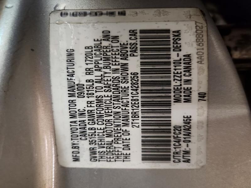 2001 Toyota Corolla ce