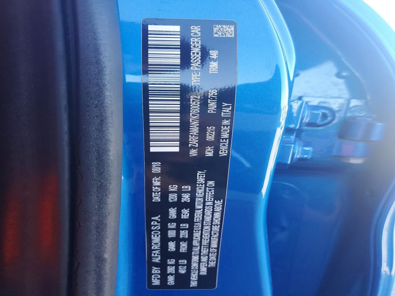 2019 Alfa Romeo Giulia