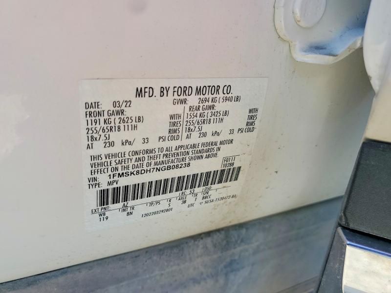 2022 Ford Explorer xlt