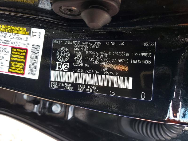 2022 Toyota Highlander xle