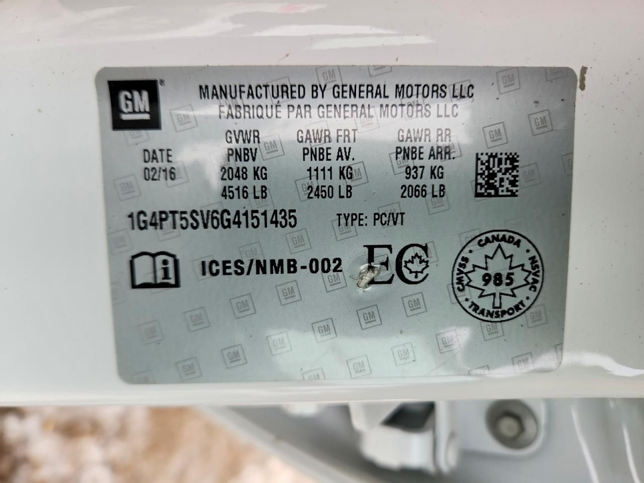 2016 Buick Verano Premium