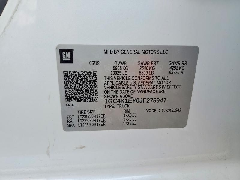 2018 Chevrolet Silverado Flatbed Truck