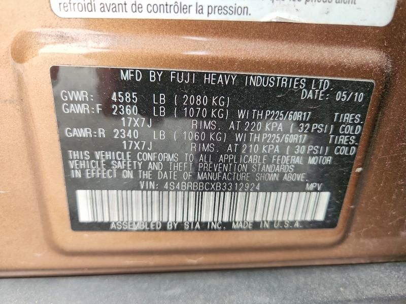 2011 Subaru Outback 2.5i Premium