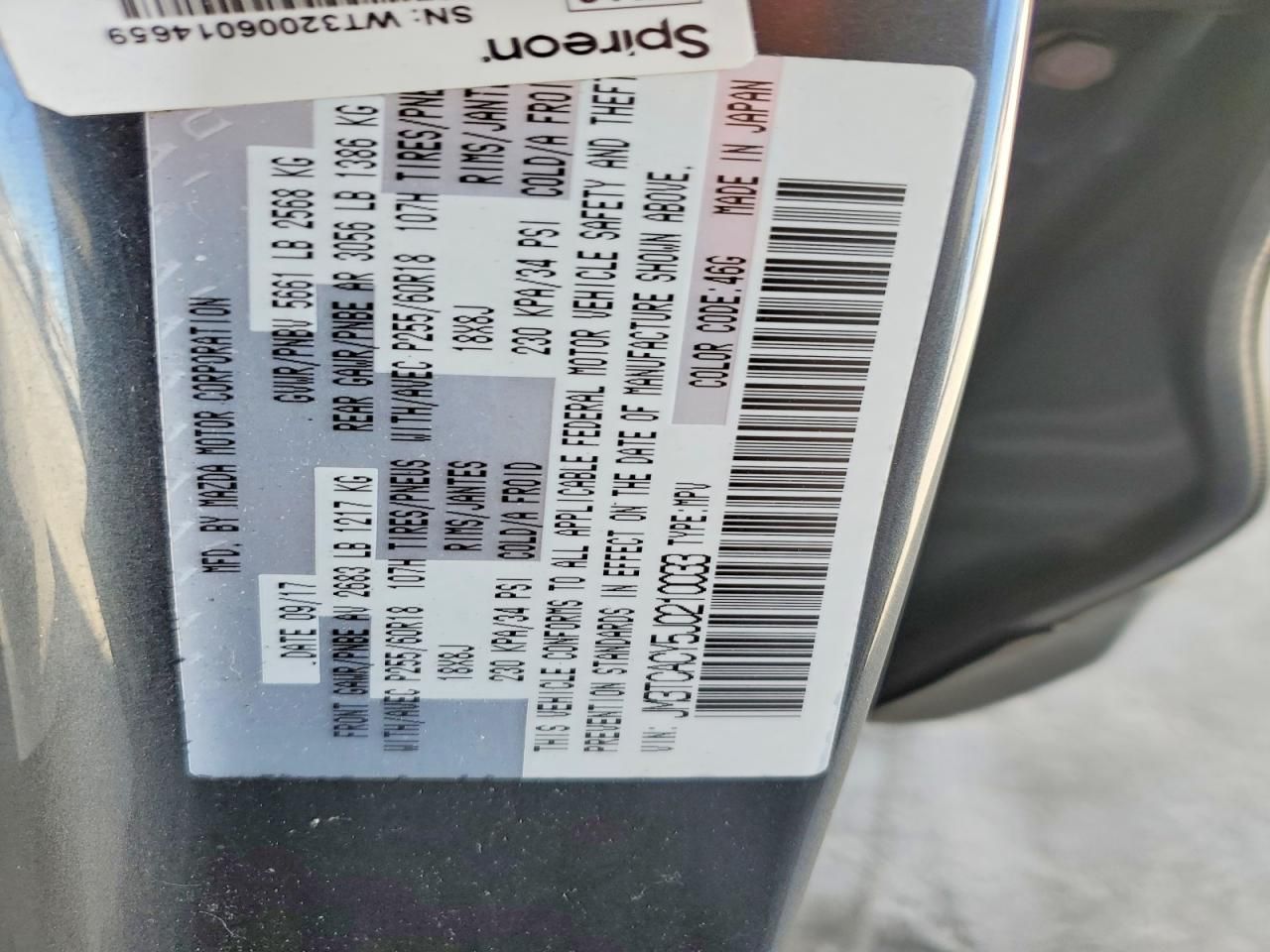 2018 Mazda Cx-9 Touring