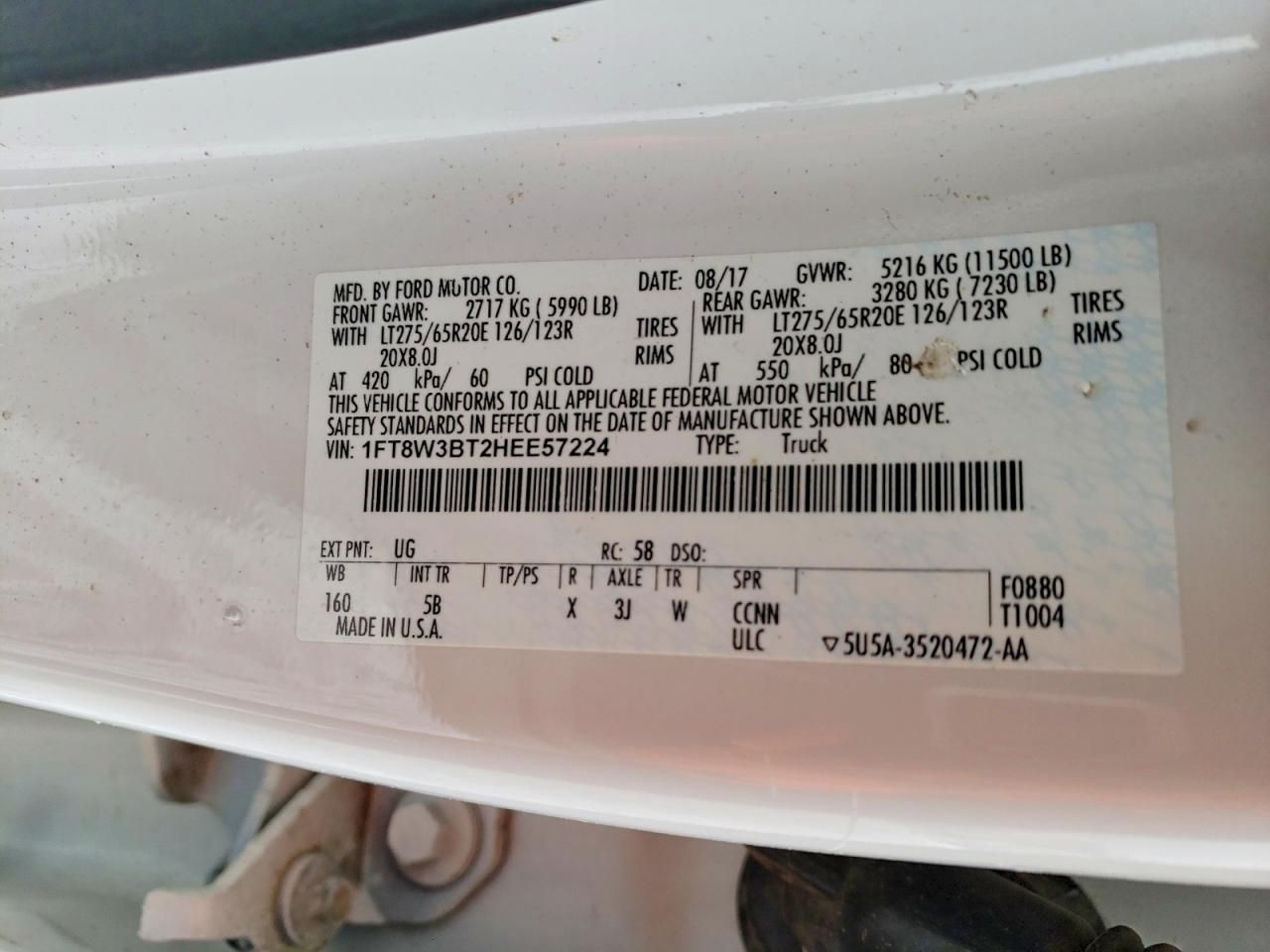 2017 Ford F350 Super Duty