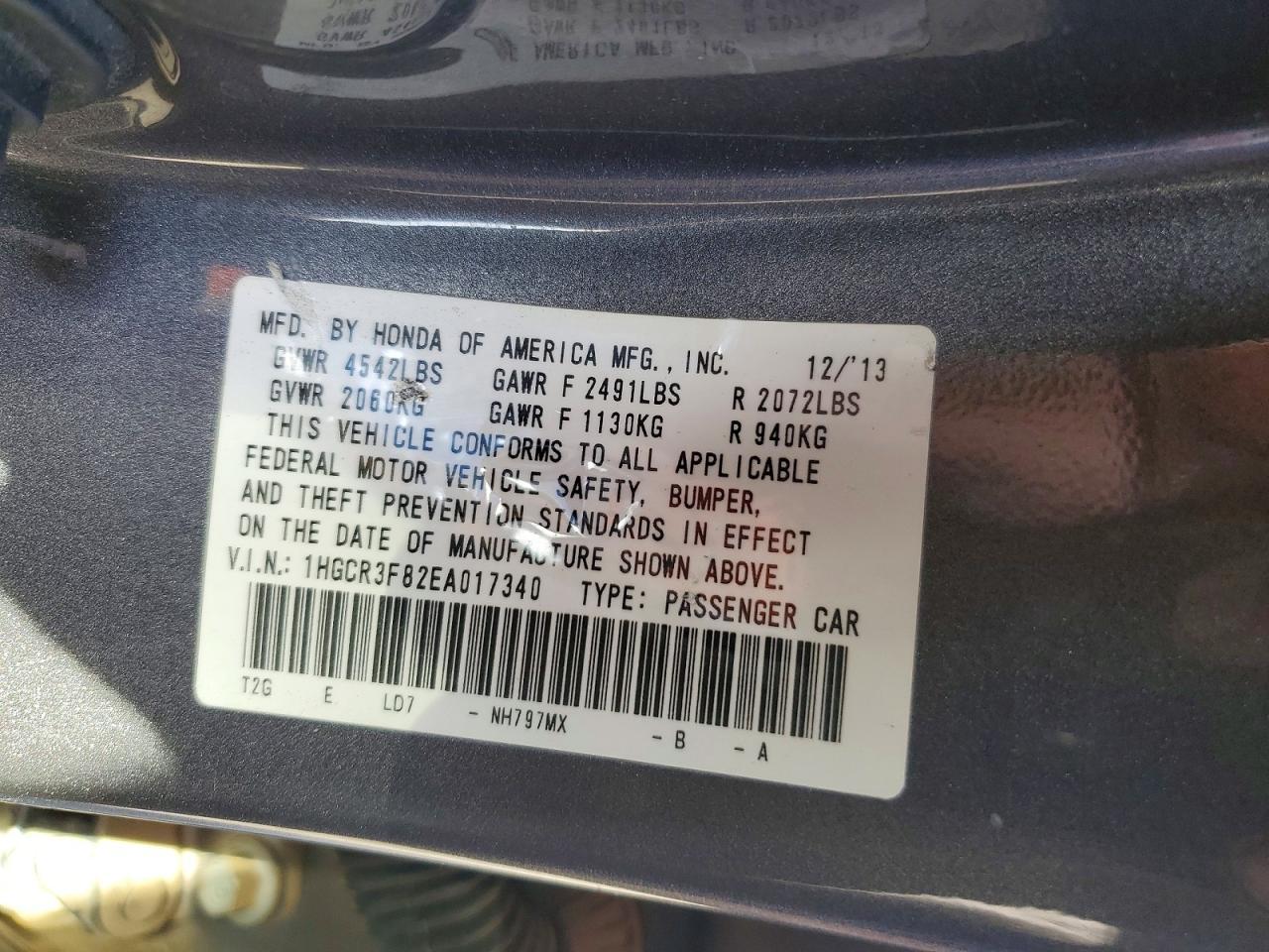 2014 Honda Accord exl