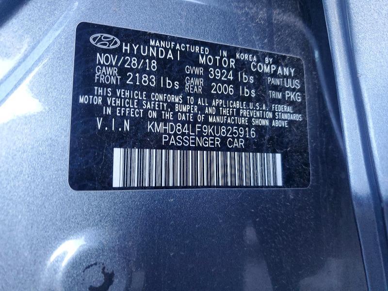 2019 Hyundai Elantra Value Edition