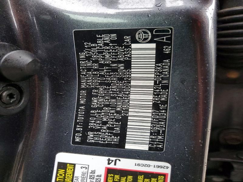 2013 Toyota Corolla Base