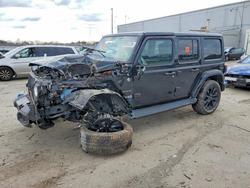 Jeep salvage cars for sale: 2022 Jeep Wrangler Unlimited Sahara 4XE