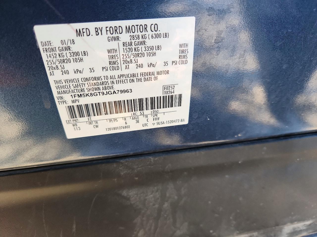 2018 Ford Explorer Sport