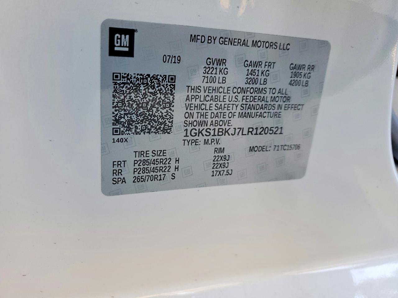 2020 GMC Yukon slt