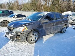 Salvage cars for sale from Copart Cookstown, ON: 2013 Nissan Sentra s