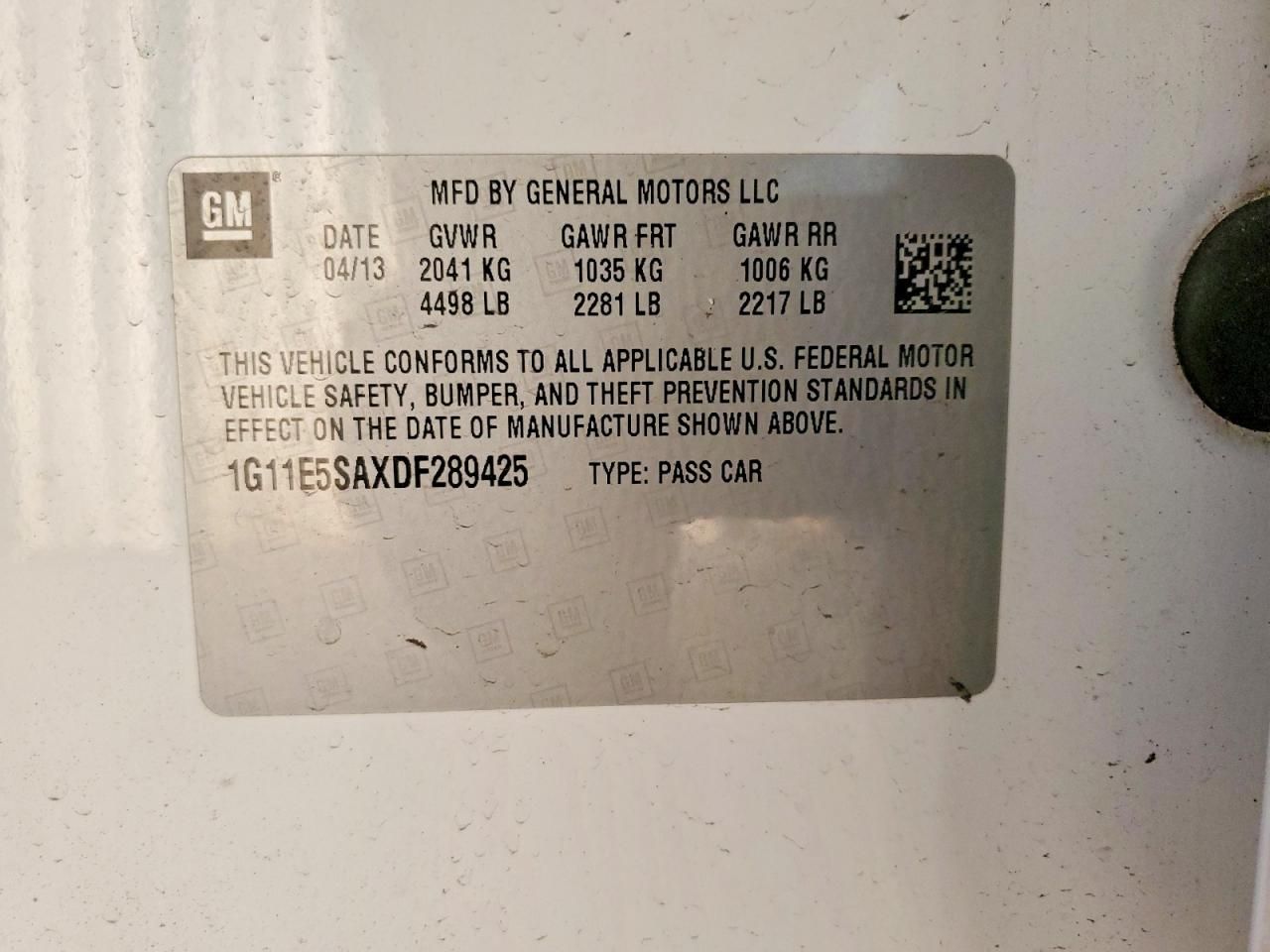 2013 Chevrolet Malibu 2LT