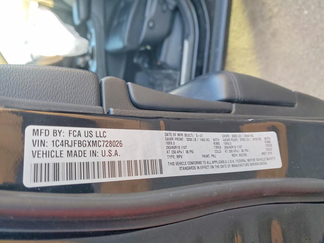 2021 Jeep Grand Cherokee Limited