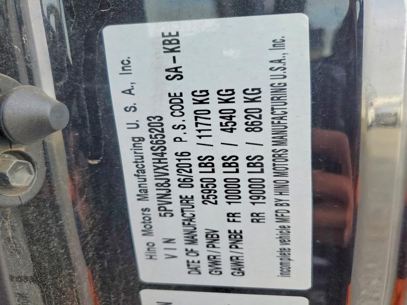 2017 Hino 258/268 Delivery Truck