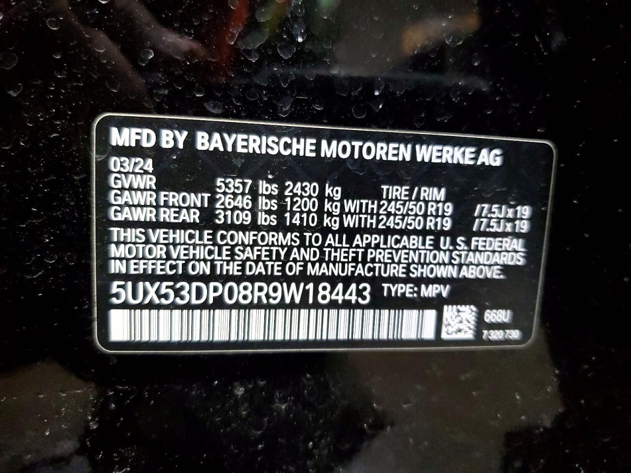 2024 BMW X3 Xdrive30i