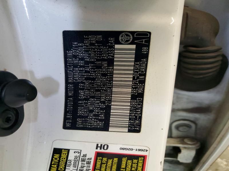 2014 Toyota Corolla l