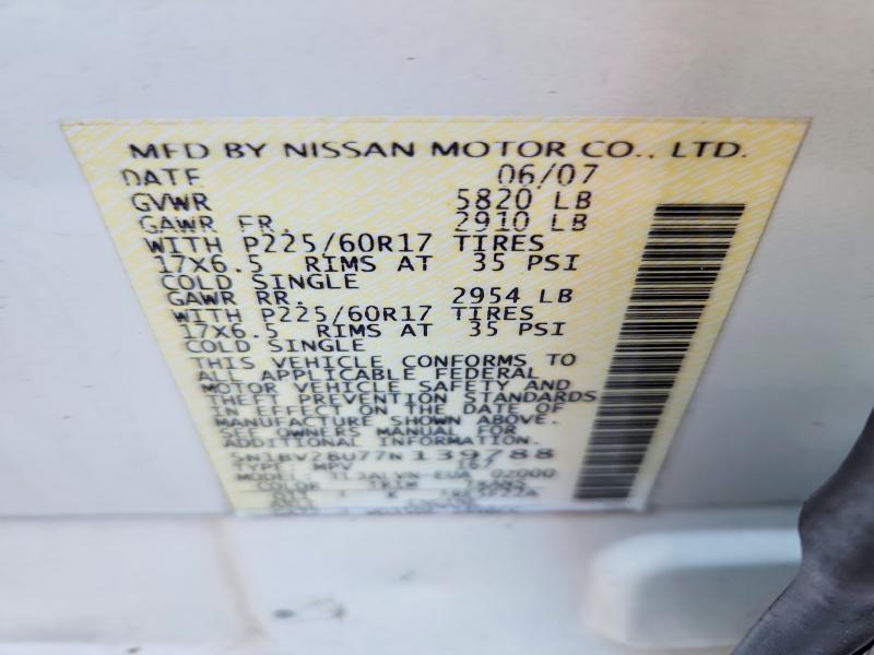 2007 Niss Quest 3.5