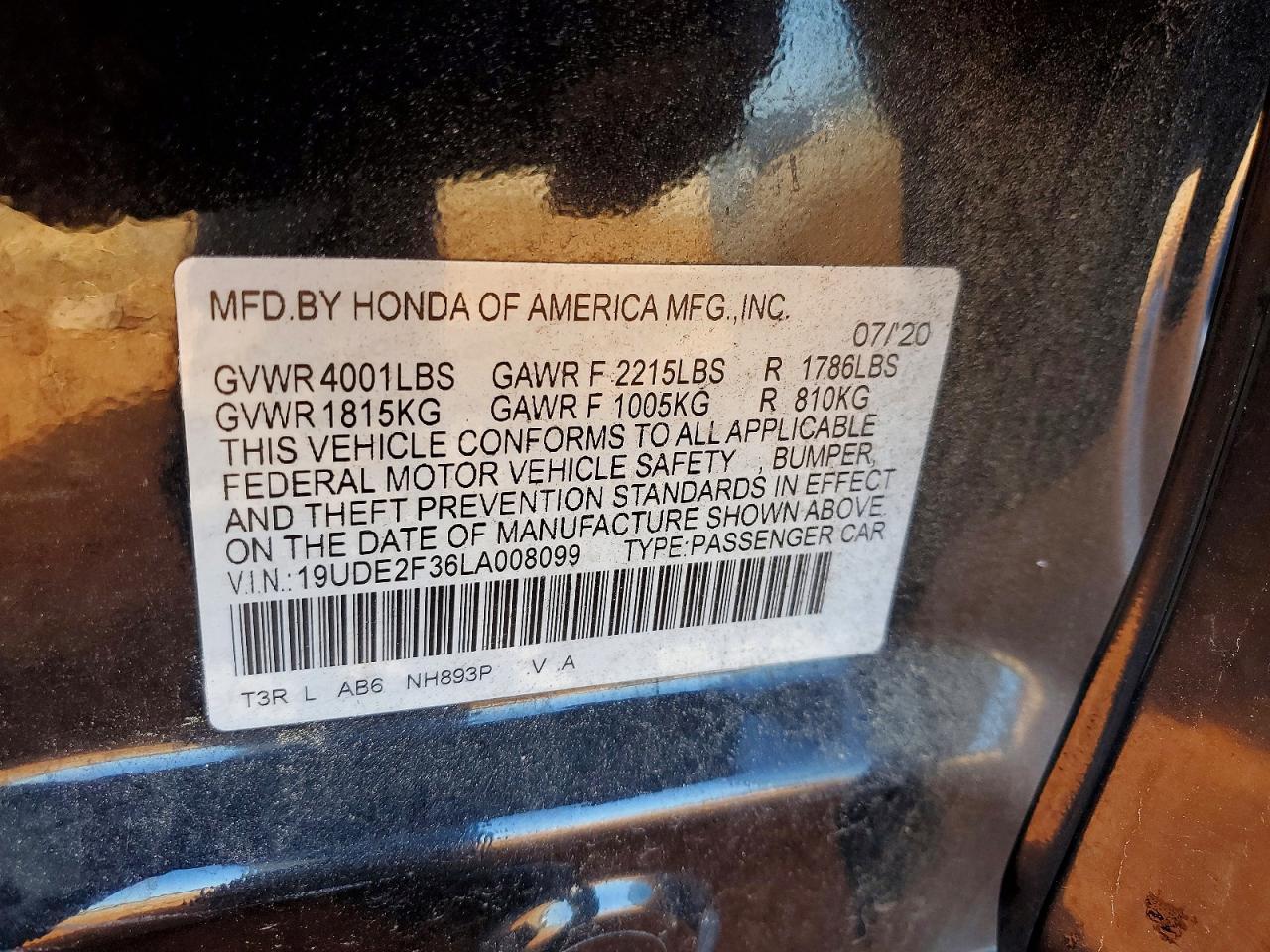 2020 Acura ILX