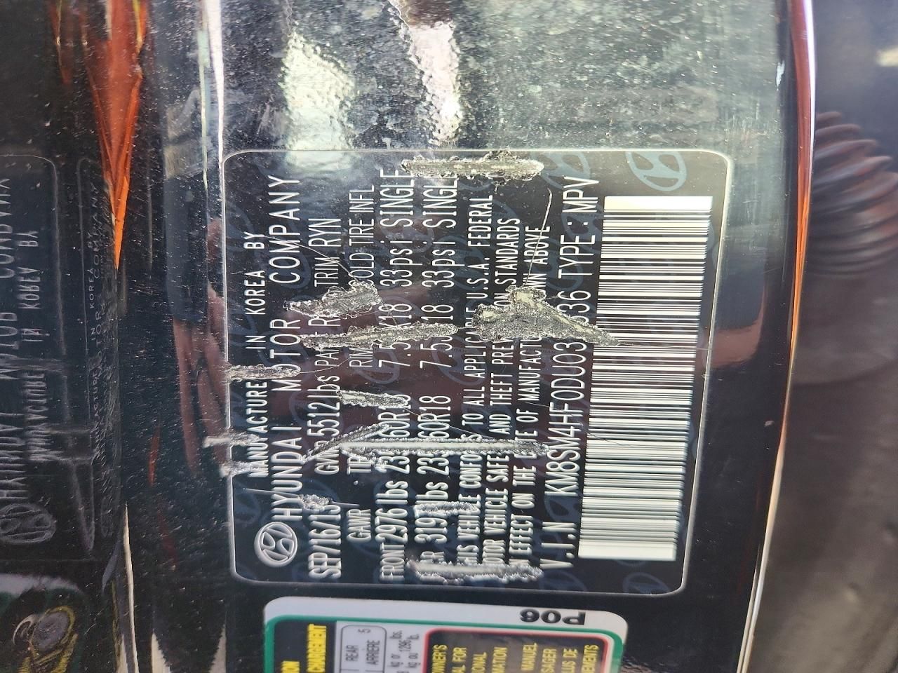 2013 Hyundai Santa fe gls