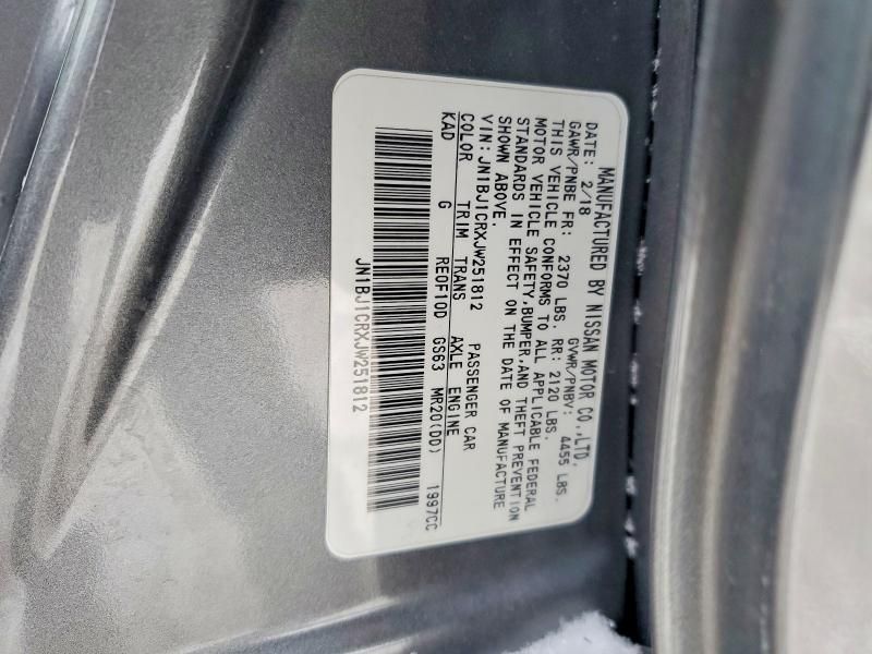 2018 Nissan Rogue Sport s