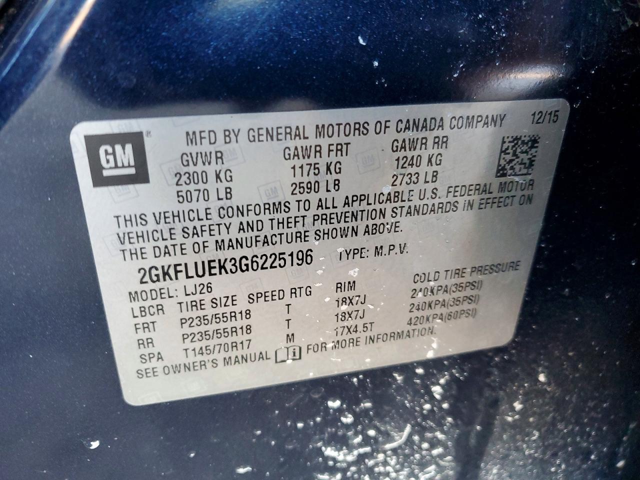 2016 GMC Terrain slt