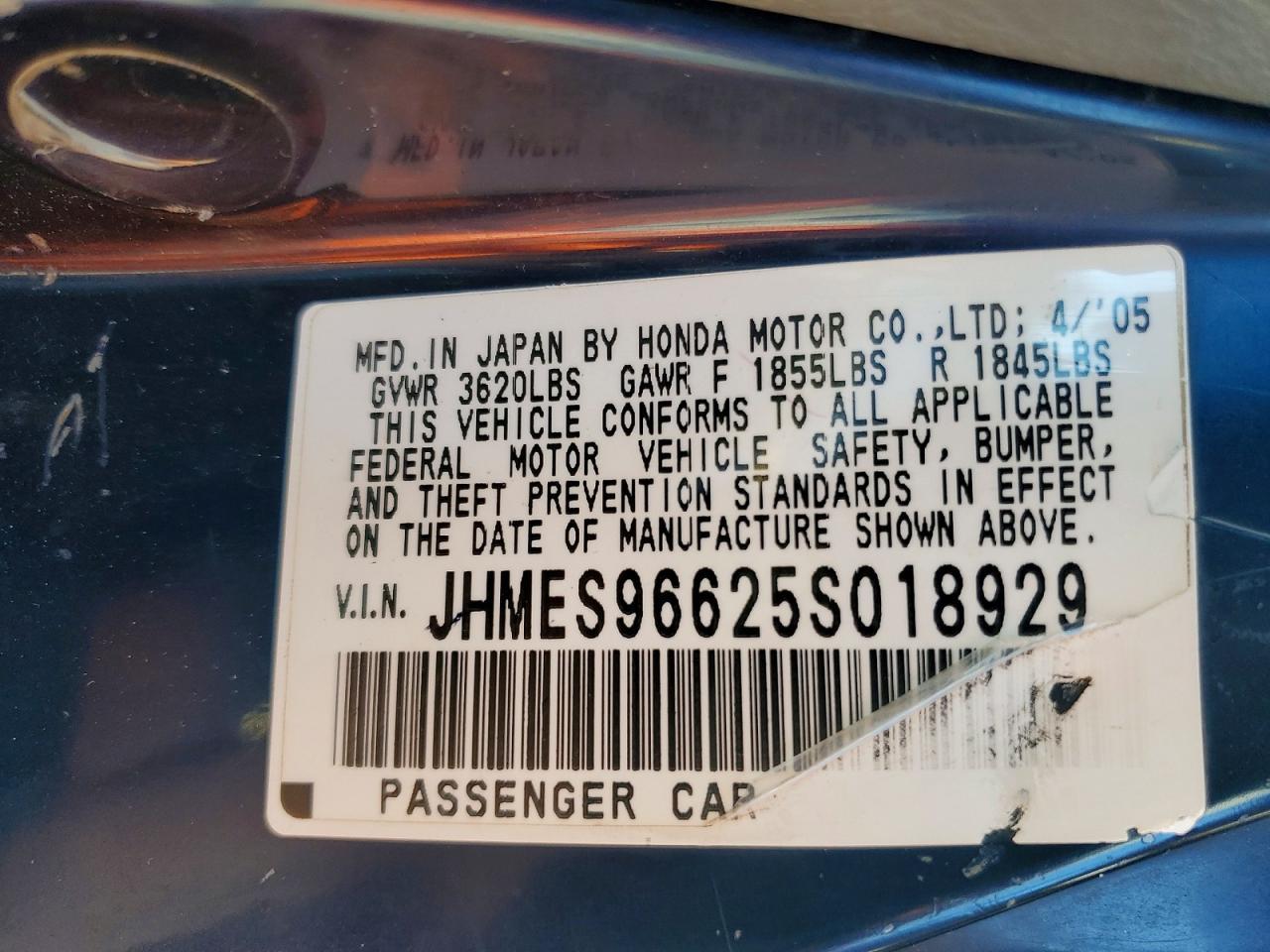 2005 Honda Civic Hybrid