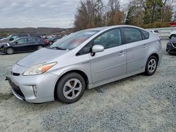 Salvage cars for sale from Copart Concord, NC: 2013 Toyota Prius
