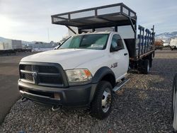 Salvage cars for sale from Copart Reno, NV: 2015 Dodge RAM 5500 Flatbed Truck